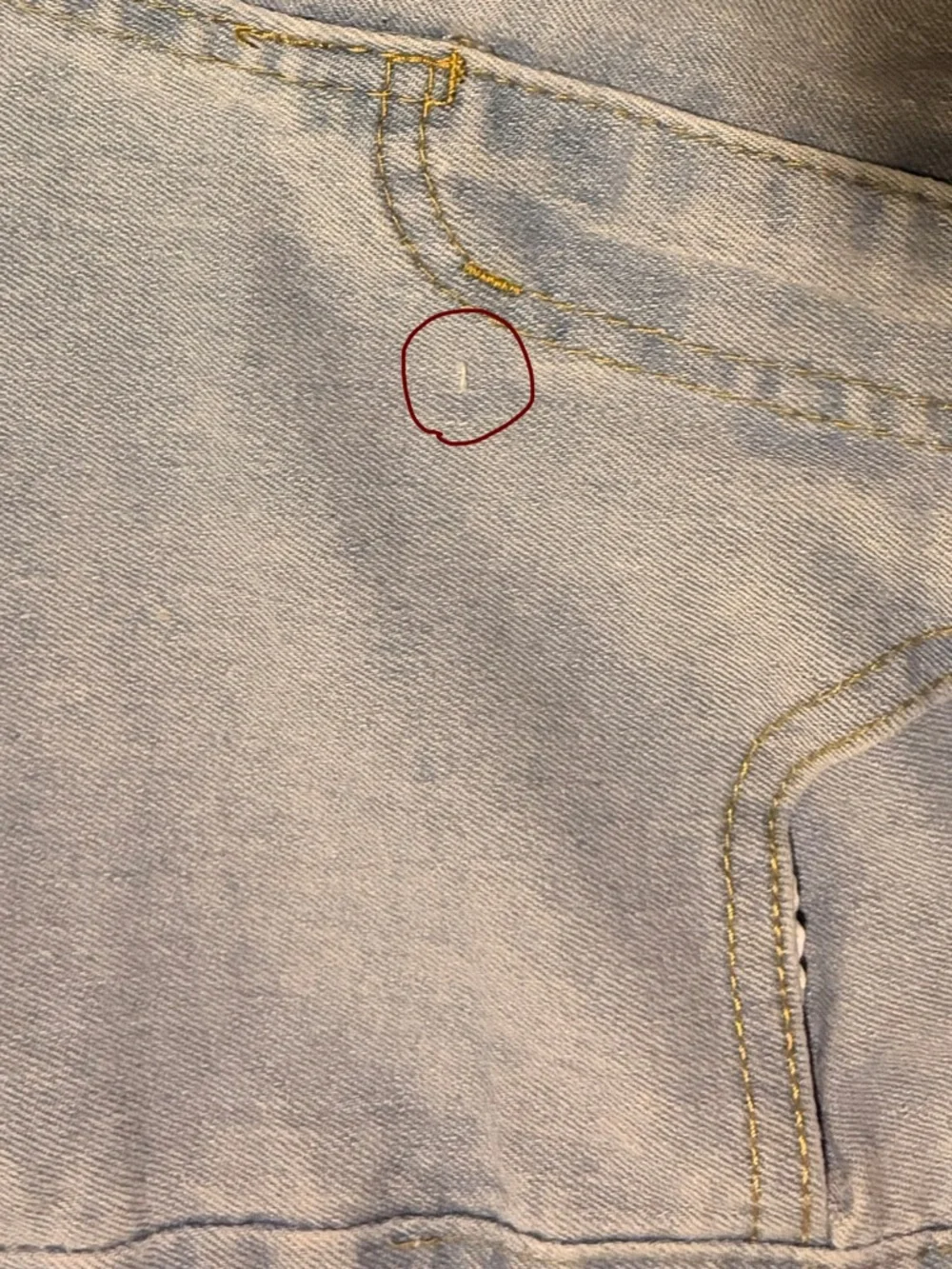 YesStyle Light Blue High-Rise Flare Jeans - Picture 4 of 4